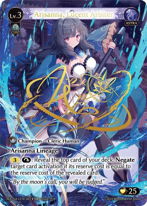 Arisanna Lucent Arbiter CSR ALC1E 007 (Alchemical Revolution)  - Foil | Good Games Adelaide SA