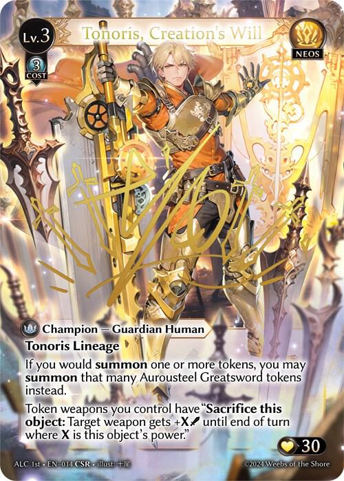 Tonoris Creations Will CSR ALC1E 014 (Alchemical Revolution)  - Foil | Good Games Adelaide SA