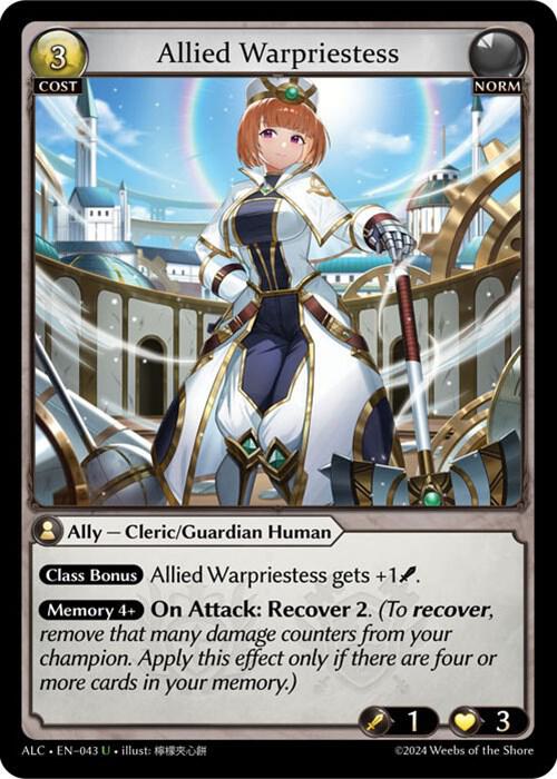 allied warpriestess 043 (Alchemical Revolution)  | Good Games Adelaide SA