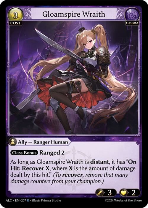 Gloamspire Wraith 207 (Alchemical Revolution)  - Foil | Good Games Adelaide SA