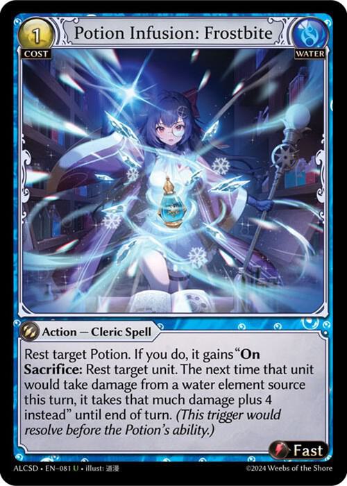 Potion Infusion Frostbite 081 (Alchemical Revolution Starter Decks)  | Good Games Adelaide SA