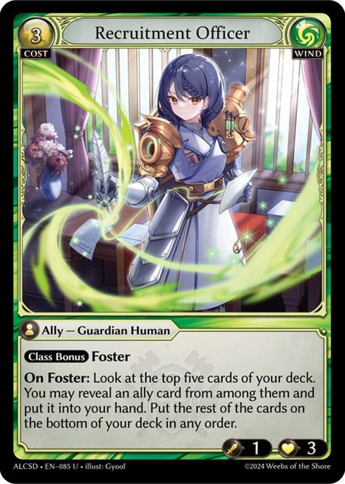 Recruitment Officer 085 (Alchemical Revolution Starter Decks)  | Good Games Adelaide SA
