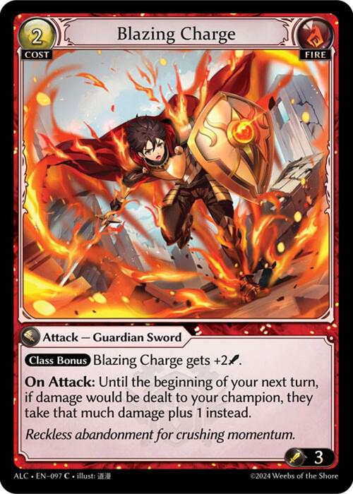 blazing charge 097 (Alchemical Revolution)  | Good Games Adelaide SA