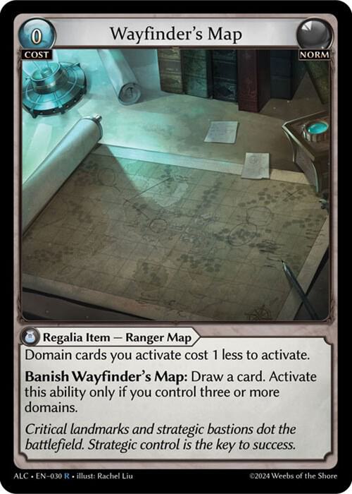 wayfinder s map 030 (Alchemical Revolution)  - Foil | Good Games Adelaide SA
