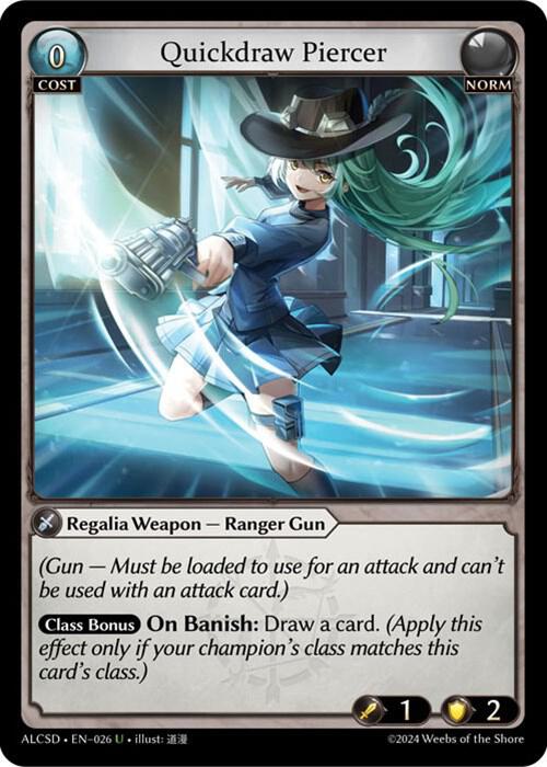 Quickdraw Piercer 026 (Alchemical Revolution Starter Decks)  | Good Games Adelaide SA