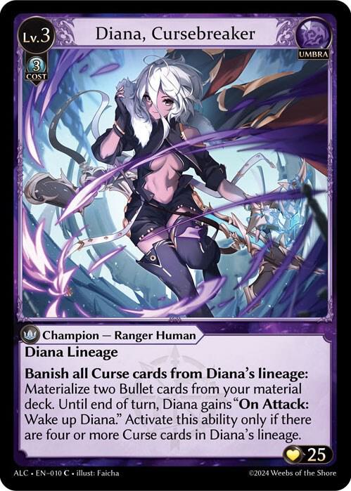 Diana Cursebreaker 010 (Alchemical Revolution)  - Foil | Good Games Adelaide SA