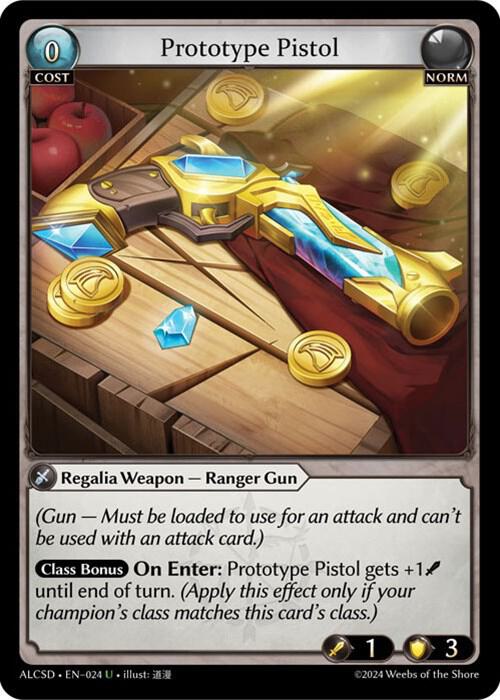 Prototype Pistol 024 (Alchemical Revolution Starter Decks)  | Good Games Adelaide SA