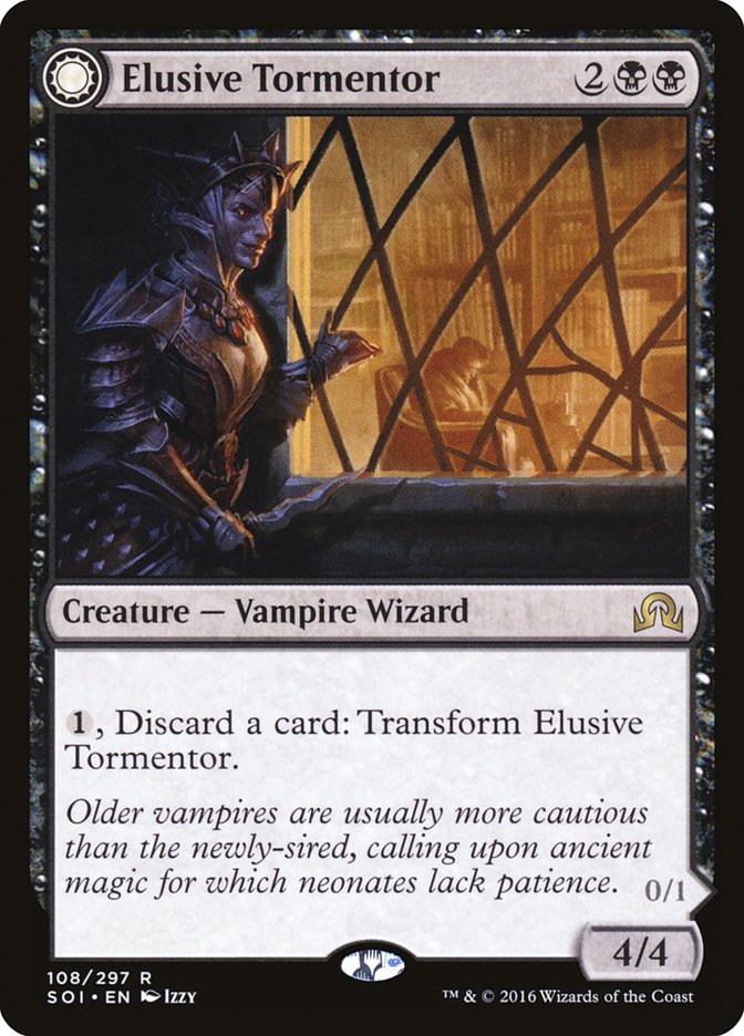 Elusive Tormentor // Insidious Mist 108 (Shadows over Innistrad)  - Foil | Good Games Adelaide SA