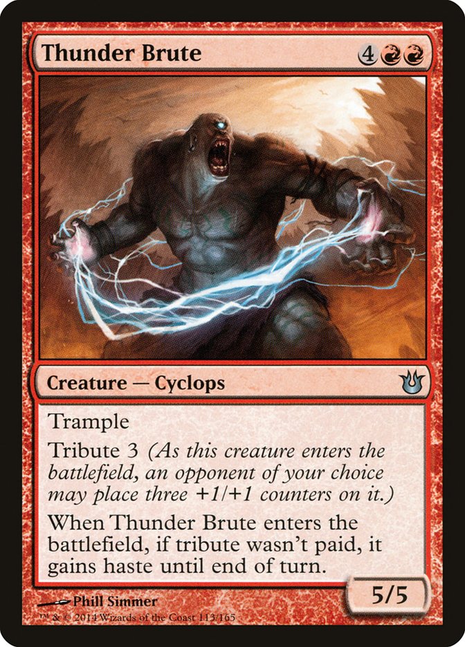 Thunder Brute 113 (Born of the Gods)  - Foil | Good Games Adelaide SA