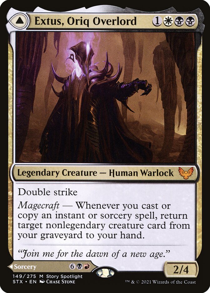 Extus, Oriq Overlord // Awaken the Blood Avatar 149 (Strixhaven: School of Mages)  - Foil | Good Games Adelaide SA