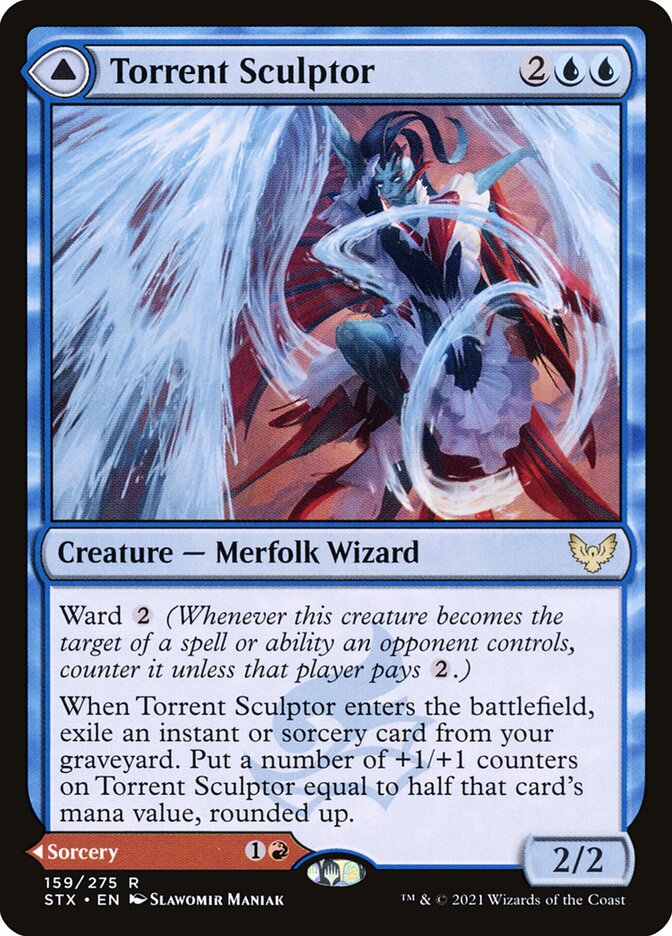 Torrent Sculptor // Flamethrower Sonata 159 (Strixhaven: School of Mages)  | Good Games Adelaide SA