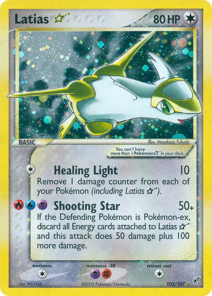 Latias Star 105/107 (Deoxys)  - Holofoil | Good Games Adelaide SA