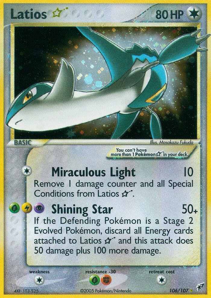 Latios Star 106/107 (Deoxys)  - Holofoil | Good Games Adelaide SA