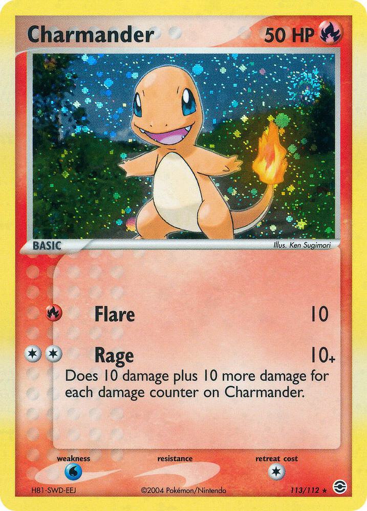 Charmander 113 112 113/112 (FireRed & LeafGreen)  | Good Games Adelaide SA