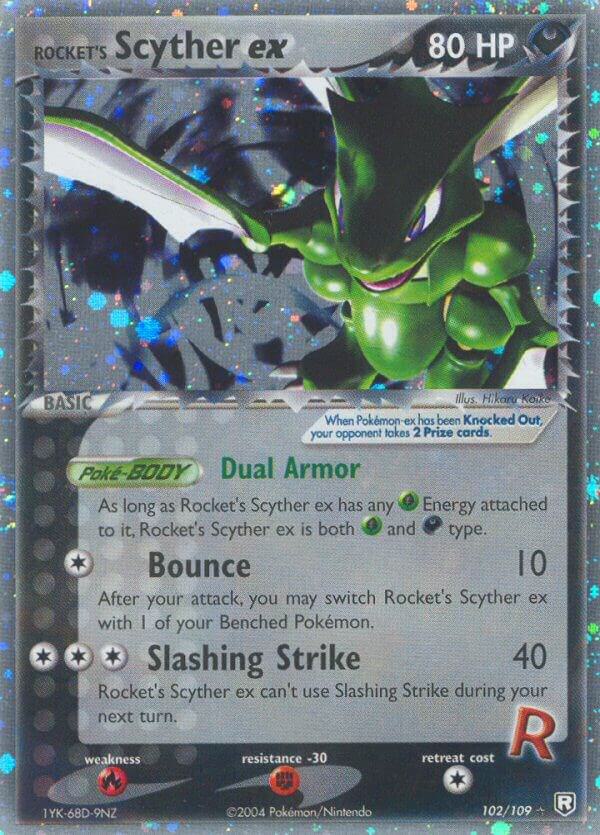 Rockets Scyther ex 102/109 (Team Rocket Returns)  | Good Games Adelaide SA