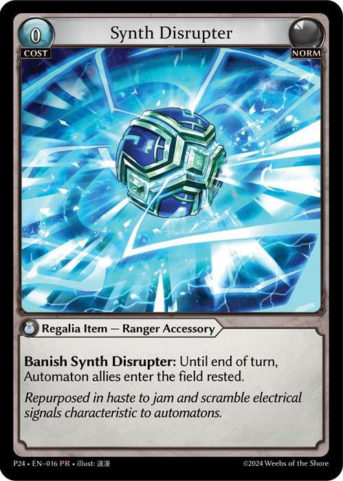Synth Disrupter 016 (Promotional Cards)  - Foil | Good Games Adelaide SA
