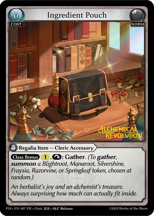 Ingredient Pouch 007 (Promotional Cards)  - Foil | Good Games Adelaide SA