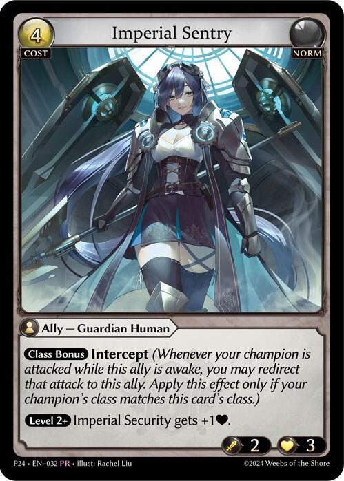 Imperial Sentry 032 (Promotional Cards)  - Foil | Good Games Adelaide SA