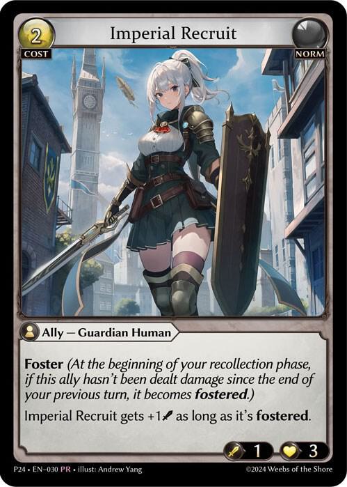 Imperial Recruit 030 (Promotional Cards)  - Foil | Good Games Adelaide SA
