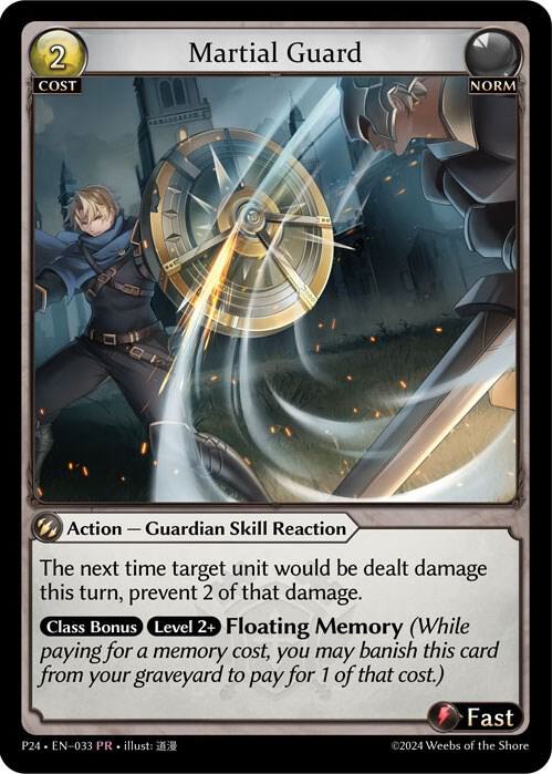 Martial Guard 033 (Promotional Cards)  - Foil | Good Games Adelaide SA