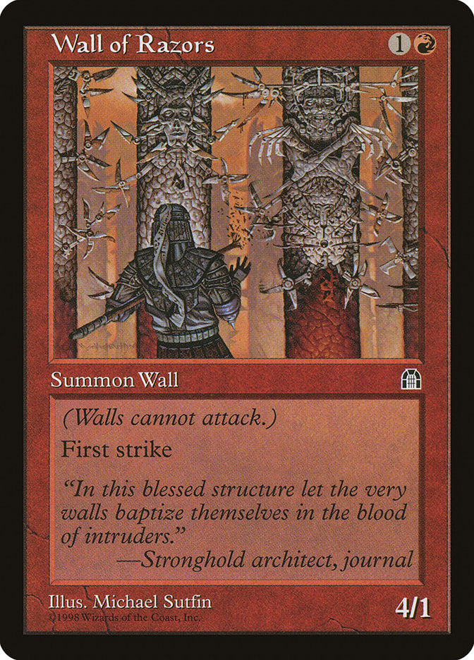 Wall of Razors  (Stronghold)  | Good Games Adelaide SA