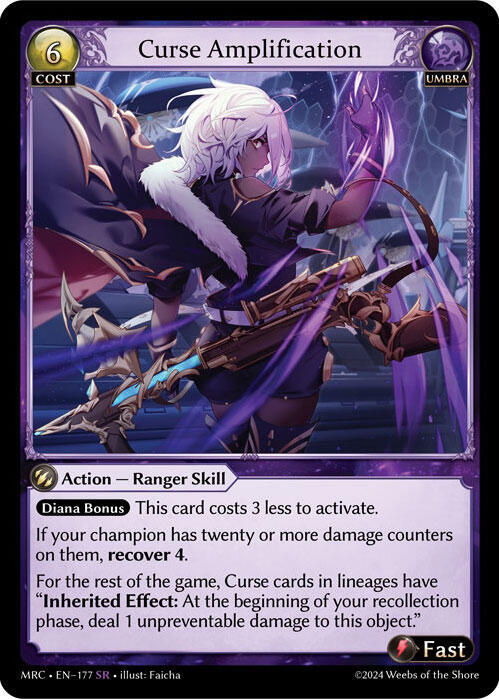 Curse Amplification 177 (Mercurial Heart)  - Foil | Good Games Adelaide SA