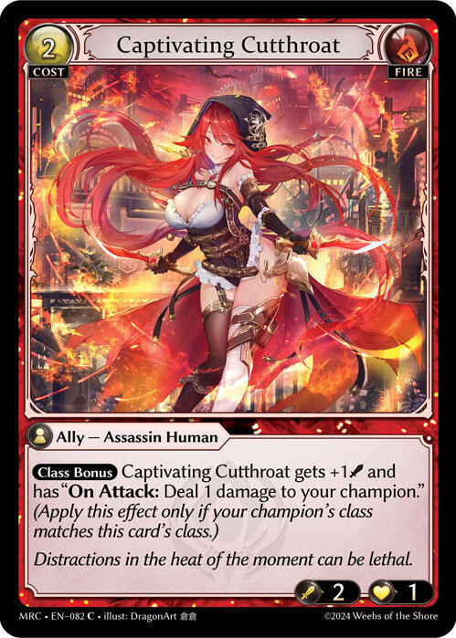 Captivating Cutthroat 082 (Mercurial Heart)  - Foil | Good Games Adelaide SA