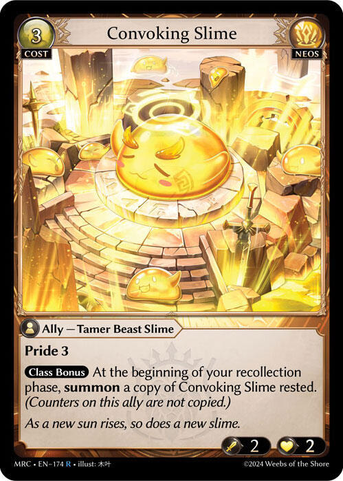 Convoking Slime 174 (Mercurial Heart)  - Foil | Good Games Adelaide SA