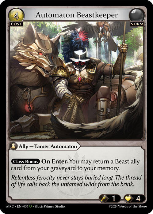 Automaton Beastkeeper 037 (Mercurial Heart)  | Good Games Adelaide SA