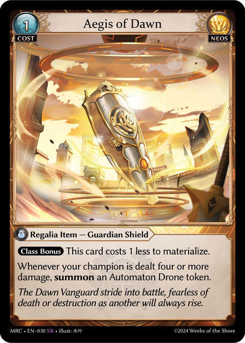 Aegis of Dawn 030 (Mercurial Heart)  - Foil | Good Games Adelaide SA