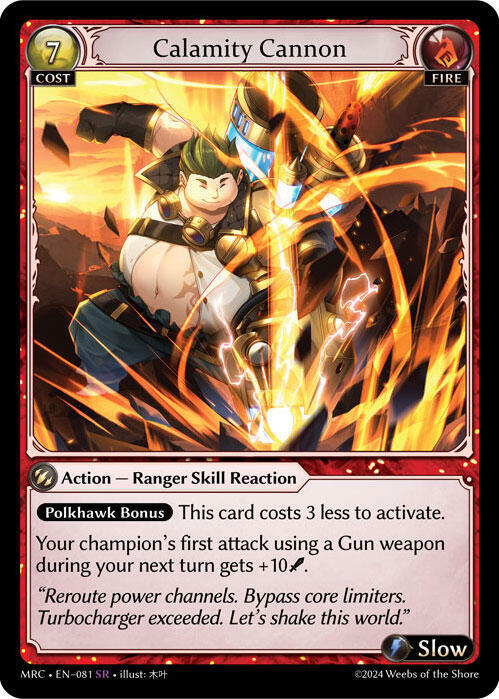 Calamity Cannon 081 (Mercurial Heart)  - Foil | Good Games Adelaide SA