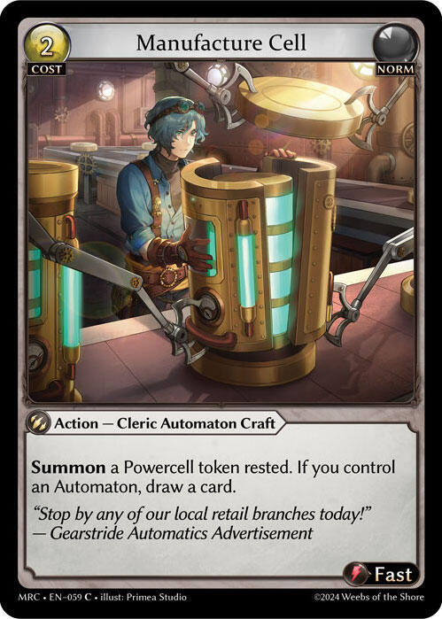Manufacture Cell 059 (Mercurial Heart)  - Foil | Good Games Adelaide SA