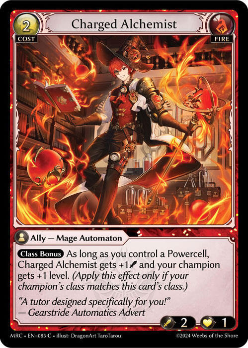 Charged Alchemist 085 (Mercurial Heart)  - Foil | Good Games Adelaide SA