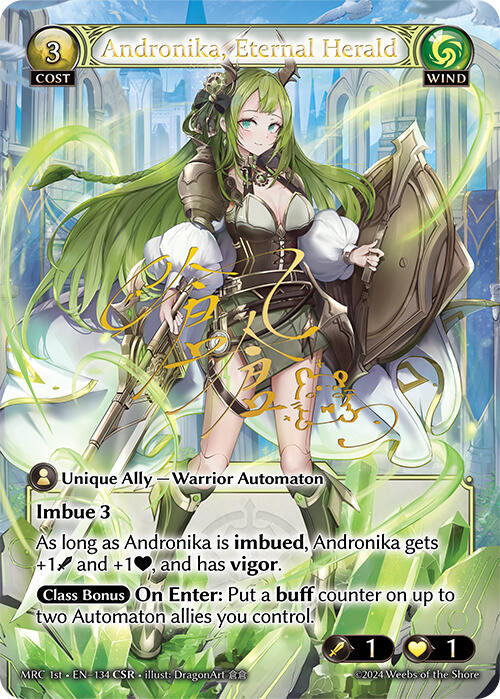 Andronika Eternal Herald CSR 134 (Mercurial Heart)  - Foil | Good Games Adelaide SA