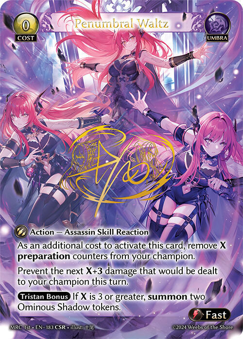 Penumbral Waltz CSR 183 (Mercurial Heart)  - Foil | Good Games Adelaide SA
