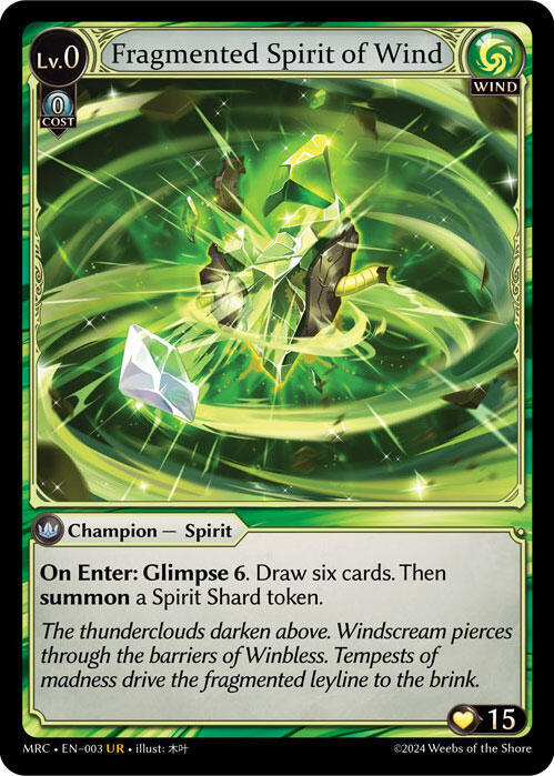 Fragmented Spirit of Wind 003 (Mercurial Heart)  | Good Games Adelaide SA