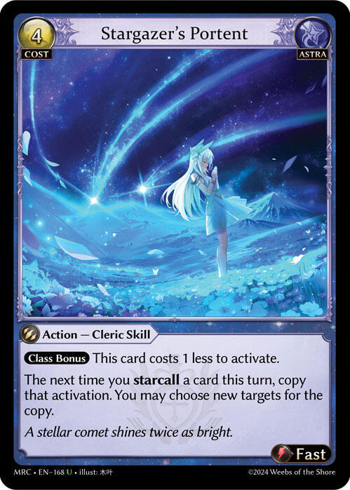 Stargazers Portent 168 (Mercurial Heart)  - Foil | Good Games Adelaide SA