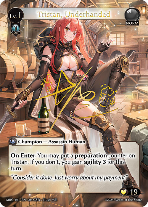Tristan Underhanded CSR 004 (Mercurial Heart)  - Foil | Good Games Adelaide SA