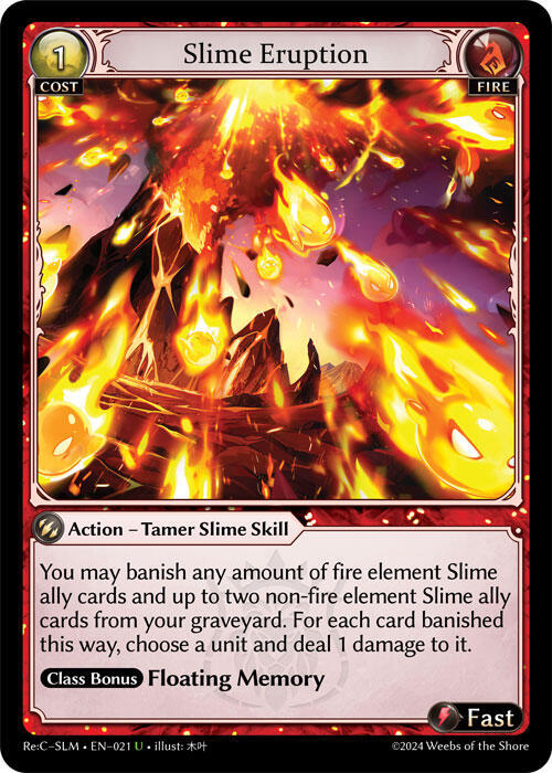 Slime Eruption 021 (Silvie Re:Collection, Slime Sovereign)  | Good Games Adelaide SA