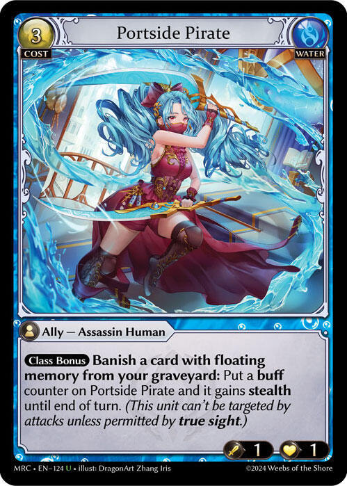 Portside Pirate 124 (Mercurial Heart)  - Foil | Good Games Adelaide SA