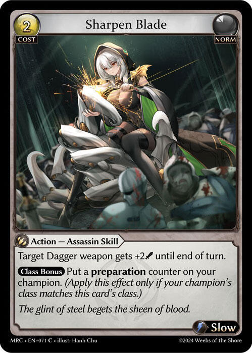 Sharpen Blade 071 (Mercurial Heart)  - Foil | Good Games Adelaide SA