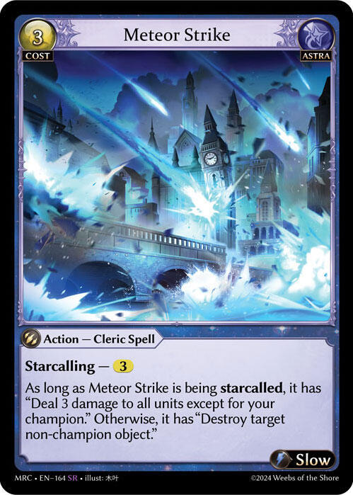 Meteor Strike 164 (Mercurial Heart)  | Good Games Adelaide SA