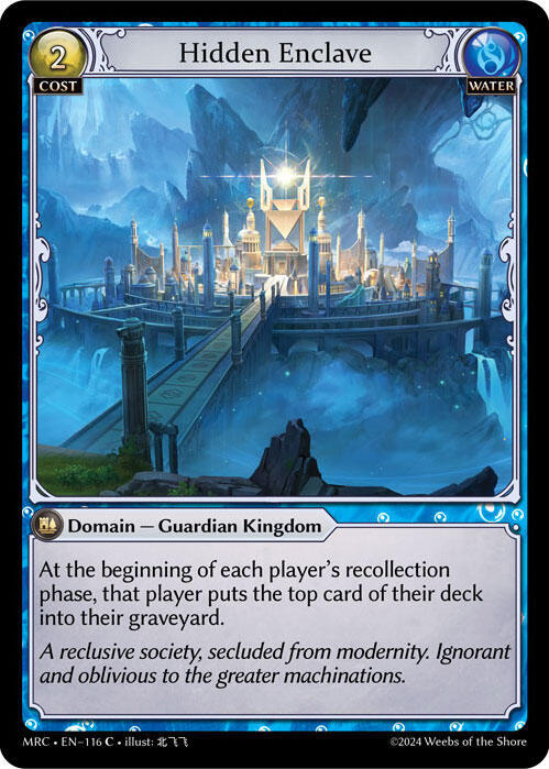 Hidden Enclave 116 (Mercurial Heart)  - Foil | Good Games Adelaide SA