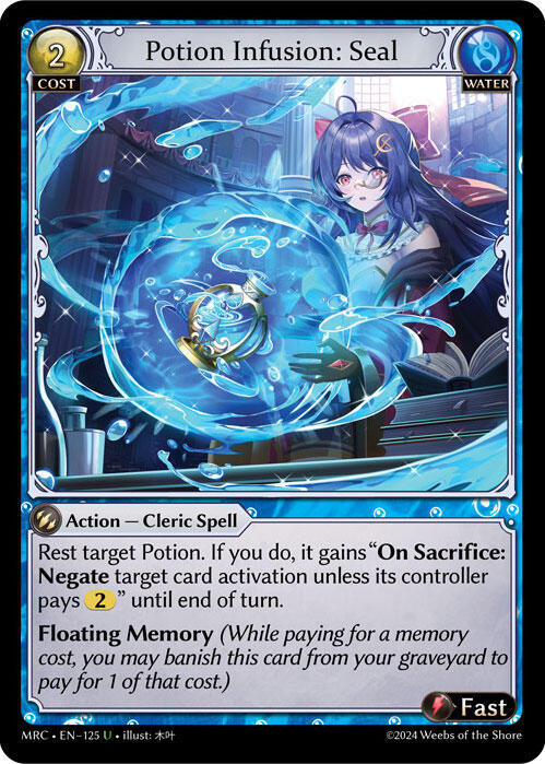Potion Infusion Seal 125 (Mercurial Heart)  - Foil | Good Games Adelaide SA