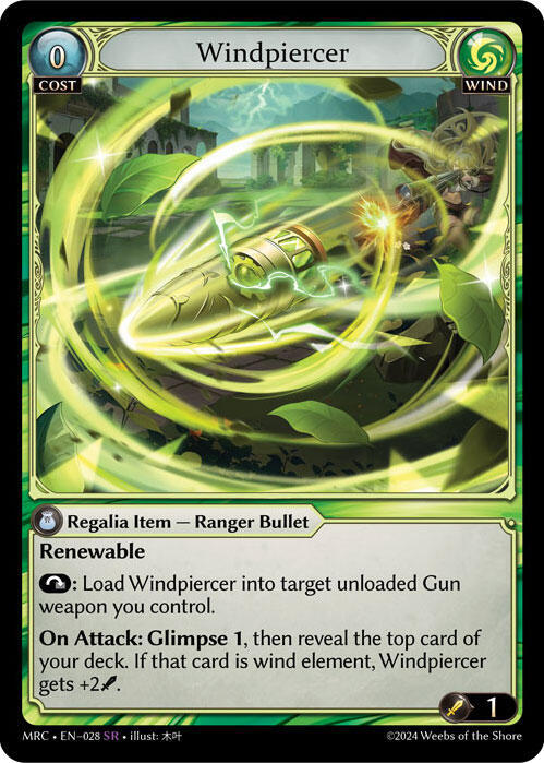 Windpiercer 028 (Mercurial Heart)  - Foil | Good Games Adelaide SA