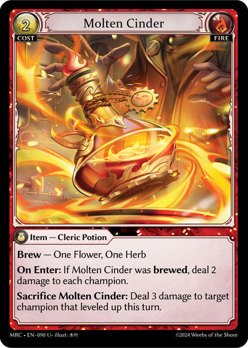 Molten Cinder 090 (Mercurial Heart)  - Foil | Good Games Adelaide SA