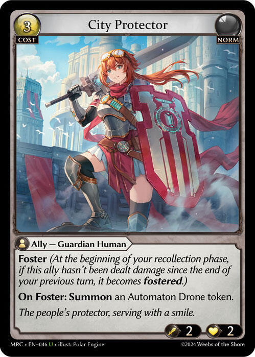 City Protector 046 (Mercurial Heart)  - Foil | Good Games Adelaide SA
