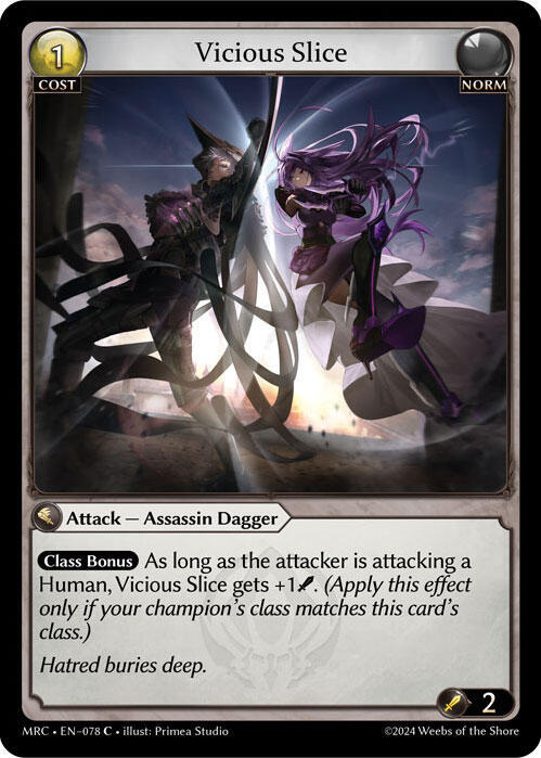 Vicious Slice 078 (Mercurial Heart)  - Foil | Good Games Adelaide SA