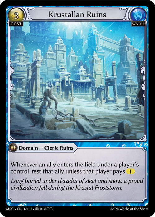 Krustallan Ruins 121 (Mercurial Heart)  - Foil | Good Games Adelaide SA