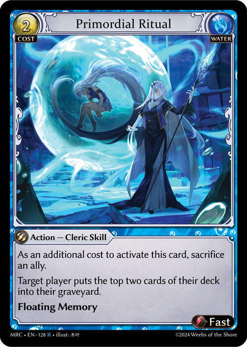 Primordial Ritual 128 (Mercurial Heart)  - Foil | Good Games Adelaide SA